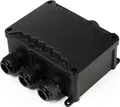 Produktbild: Abzweigdose, IP68 - für Außen, 1 Ein- und 3 Ausgänge, 129x119x56mm