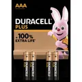 Produktbild: Duracell Plus-AAA K4 Micro (AAA)-Batterie Alkali-Mangan  1.5 V 4 St.