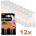 Produktbild: 12x Duracell Plus AAA Micro Batterien LR03 1,5V Alkali Mangandioxid 4er Blister