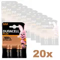 Produktbild: 20x Duracell Plus AAA Micro Batterien LR03 1,5V Alkali Mangandioxid 4er Blister