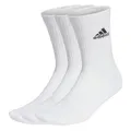 Produktbild: adidas Unisex Cushioned Crew Socks, 3 Pairs (Pack of 1), Weiß, 46-48