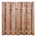 Produktbild: Svewo DIY Bohlenzaun Montaro Rustic Selbstbauzaun 180x180cm LĂ¤rche natur, unbesĂ¤umten, sĂ¤gerauhen Bohlen 5901431805088