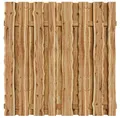 Produktbild: WOODTEX Lärche 180x180 cm Sichtschutzzaun, Gartenzaun aus Holz, Kesseldruckimprägniert, Montage Bausatz, Lärche Rustikal, Garten Sichtschutz