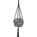 Produktbild: Lechuza® Hängeampel Makramee Cotton Pure 90 Schwarz 22 cm x 14 cm