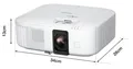 Produktbild: Epson EH-TW6250 Heimkino Beamer 2800 Lumen V11HA73040