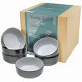 Produktbild: CreaTable Nordic Fjord 21523 Müslischalen Set 6-teilig Steinzeug Geschirrset