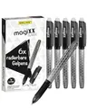 Produktbild: Online Radierstift magiXX, 6x I Gelschreiber Schwarz mit 0,7mm Strichstärke I Tintenroller radierbar zum Schreibenlernen & Büro, I Erasable Pen Set I Radierbarer Kugelschreiber Studenten, Schüler