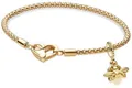 Produktbild: PANDORA Damenarmband Goldfarben Leuchtendes Glühwürmchen Geschenkset Schmuck-Set mit Charm 68298-21 21 cm