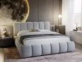 Produktbild: GrainGold Polsterbett CLOUD, Modern Bett mit Kopfteil - 180x200 cm, Hellgrau (1x Bett)