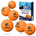 Produktbild: Villkin Tischtennisbälle - 24 Stück Ping Pong Bälle - Langlebiger Tischtennisball 40mm - Tischtennis Bälle für Freizeit & Wettkampf Table Tennis Balls (Orange, 24 Stück)