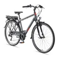 Produktbild: Telefunken Trekking E-Bike Elektrofahrrad 28 Zoll 21-Gang Kettenschaltung Heckmotor 250W 536,5Wh Akku Pedelec XT485 Herren