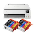 Produktbild: IC-Office TS6351a Farbtintenstrahl-Multifunktionsgerät All-in-One 3-in-1 (Drucker, Scanner, Kopierer, USB, WLAN, Apple AirPrint) Weiß + 10 XXL Tintenpatronen