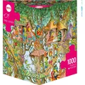 Produktbild: Heye Tree Lodges Triangular (1000 Teile) (29990)