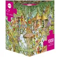 Produktbild: HEYE Spiel, Puzzle - Tree Lodges, Korky Paul - Triangular 1000 Teile