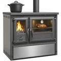 Produktbild: Küchenofen Holzherd Modell Forno - Edelstahl - 6 kW