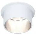 Produktbild: LED Einbauleuchte 3-Step-Dim Gil Coin IP44 rund 68mm Coin 6W 470lm 230V dimmbar 2700K Weiß matt Eisen gebürstet
