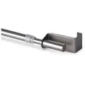 Produktbild: Bestlivings Spannvitrage Spannstange Twist, Ø 9 mm, ausziehbar, geklemmt, gespannt, ohne Bohren, ohne Schrauben, ohne Kleben, Metall, Gardinenstange - Metall - (90-130 cm - Silber) silberfarben Ø 9 mm x 60 cm - 90 cm