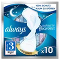 Produktbild: always Binde Infinity FlexProtect Night mit Flügeln 10