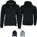 Produktbild: Herren Motorrad hoodie mit CE-Protektoren Aramid-Polyamid-futter Motorradhoodie Schutzjacke, Größe:60/4XL, Farbe:Schwarz