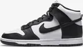 Produktbild: Nike Dunk High Retro - Herren Schuhe Leder Weiß-Schwarz DD1399-105 , EU 45.5 US 11.5