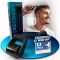 Produktbild: RECOVRY Dermaroller Haare Kopfhaut - Dermaroller 0,5 mm - 192 echte Nadeln zum Haarwachstum beschleunigen - Derma Roller Hair Growth - Micro Needle Roller - Haarroller