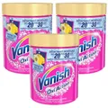 Produktbild: Vanish Oxi Action Fleckenentferner, wirksam ab 20 °C, 3 Packungen à 940 g