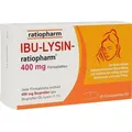Produktbild: IBU-LYSIN-ratiopharm 400 mg Filmtabletten, 50 Stück