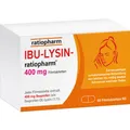 Produktbild: IBU-LYSIN ratiopharm® 400 mg Filmtabletten
