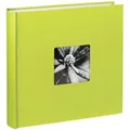 Produktbild: Hama Fotoalbum Fine Art 2128, Jumboalbum, 30 x 30cm, 100 weiße Seiten für 400 Fotos, kiwi