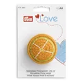 Produktbild: Prym Love Nadelkissen Fixiergewicht Design Orange (Ø 6 cm/ gehäkelt)