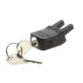Produktbild: Racktime Snapit Schloss System Adapter für Racktime Gepäckträger Fahrrad Schwarz