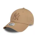 Produktbild: New Era New York Yankees MLB League Essential Tonal Beige 9Forty Verstellbare Damen Cap - One-Size