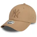 Produktbild: New Era 9Forty Damen Cap - New York Yankees camel beige