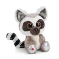 Produktbild: NICI Kuscheltier GLUBSCHIS Lemur King Lou 25cm weiß - Stofftier aus weichem Plüs