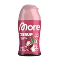 Produktbild: MORE Zerup, Cherry, 65 ml, für bis zu 8 l Fertiggetränk, zuckerfreier Sirup mit echten Fruchtextrakten, vegan, zero Kalorien - made in Germany