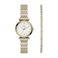 Produktbild: Fossil Carlie Damen 28MM Zweifarbige Edelstahluhr, ES5450SET