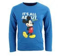 Produktbild: Disney Mickey Mouse Langarmshirt Mickey Maus Kinder Langarm Shirt Gr. 98 bis 128, Baumwolle