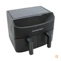 Produktbild: GOURMETmaxx Heißluftfritteuse Doppelkorb Airfryer Fritteuse Schwarz 7 Liter912