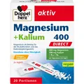 Produktbild: DOPPELHERZ Magnesium+Kalium DIRECT Portionsbeutel 20 St PZN 11101359