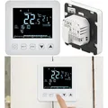 Produktbild: revolt Wand-Thermostat für Fußbodenheizung, LCD, Touch-Tasten, programmierbar