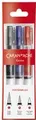 Produktbild: CARAN D'ACHE Aquarellpinselstift mit Wasserreservoir,3er Set Pinsel aus transparentem Kunststoff, Länge: 140 mm, mit - 1 Stück (115.303)