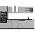 Produktbild: Vicco Küchenzeile, Grau, Anthrazit, Holzwerkstoff, Küchenblock,Rechteckig, 300x81.6x60 cm, Küchen, Küchenzeilen & Küchenblöcke, Küchenzeilen ohne Geräte