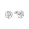Produktbild: Amor Ohrstecker 925 Sterling Silber Damen Ohrschmuck, mit Zirkonia synth., 0,7 cm, Silber, Lebensbaum, Kommt in Schmuck Geschenk Box, 2024145