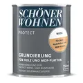 Produktbild: Schöner Wohnen Protect MDF Grund, auf Kunstharzbasis, Farbton Reinweiss / 750 ml