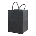 Produktbild: DuneDesign 100L Filz Wäschesammler 43x38x60cm XL Universal-Filz-Tasche Faltbarer Wäschekorb