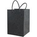 Produktbild: 100L Filz Wäschesammler 43x38x60cm XL Universal-Filz-Tasche Faltbarer Wäschekorb