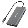 Produktbild: UNITEK USB HUB HUB 8-w-1 USB-C 3.1; HDMI; VGA; RJ45; SD; PD 100W; D1019B