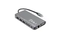 Produktbild: 4894160048851 Unitek D1019B Hub USB-C 3.1 8w1 z Power Delivery 100W UNITEK