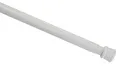 Produktbild: Gardinia Spannstange, Metall-Stange, Ausziehbar, Montage ohne Schrauben und Bohren, Durchmesser 23/26 mm, Länge 80-130 cm, Weiß
