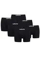 Produktbild: Levi's Herren Boxershorts 6er Pack - Solid Basic Boxer Brief - 905001001 (Schwarz, XL)